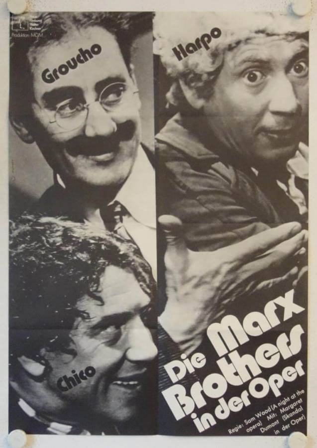 A Night at the Opera re-release german movie poster
